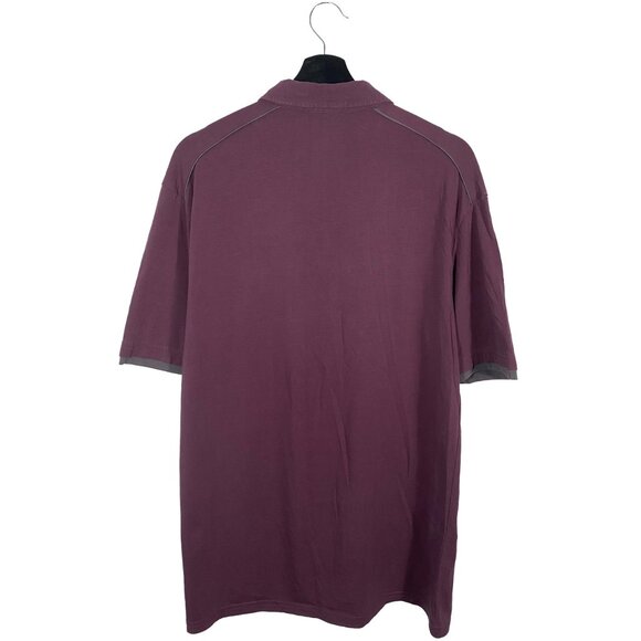 Armani Collezioni Maroon Polo Shirt Size L - Picture 4 of 5